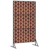 vidaXL Sichtschutz Grau 100 x 50 x 180 cm Wetterfeststahl