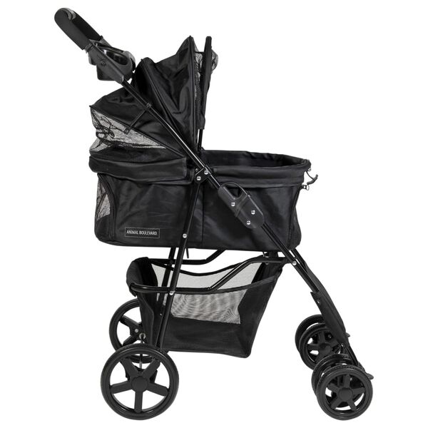 Animal Boulevard Haustier-Buggy Travel XS 86x46x95 cm Schwarz