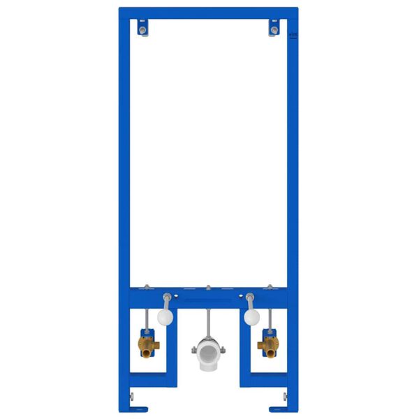 vidaXL Badezimmer Wandst&uuml;tze Blau 50 x 3 x 112 cm