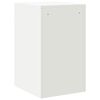 vidaXL Aktenschrank Wei&szlig; 44 x 50 x 74,5 cm Kaltgewalzter Stahl