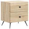 vidaXL Nachttisch Sonoma-Eiche 43 x 34,5 x 47,5 cm Holzwerkstoff
