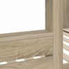 vidaXL Etagenbett f&uuml;r Kinder Sonoma-Eiche 80 x 200 cm Holzwerkstoff