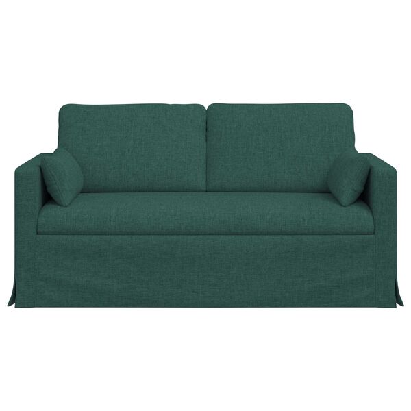 vidaXL Sofa Dunkelgr&uuml;n Gesamtabmessungen: 158 x 78 x 80 cm (B x T x H)