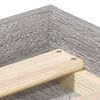 vidaXL Bettgestell Grau Sonoma 90x200 cm