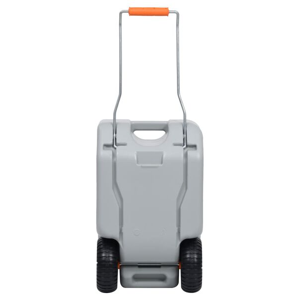 vidaXL Camping-Wassertank mit Rollen 25 L Grau