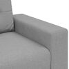 vidaXL Sofa 3 pcs Wolkengrau 221 x 80 x 80 cm Leinenmischgewebe