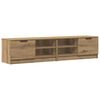 vidaXL TV-Schr&auml;nke 2 Stk. Artisan-Eiche 80x35x36,5cm Holzwerkstoff