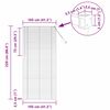 vidaXL Fensterjalousie mit Vorh&auml;ngen Silber Aluminium