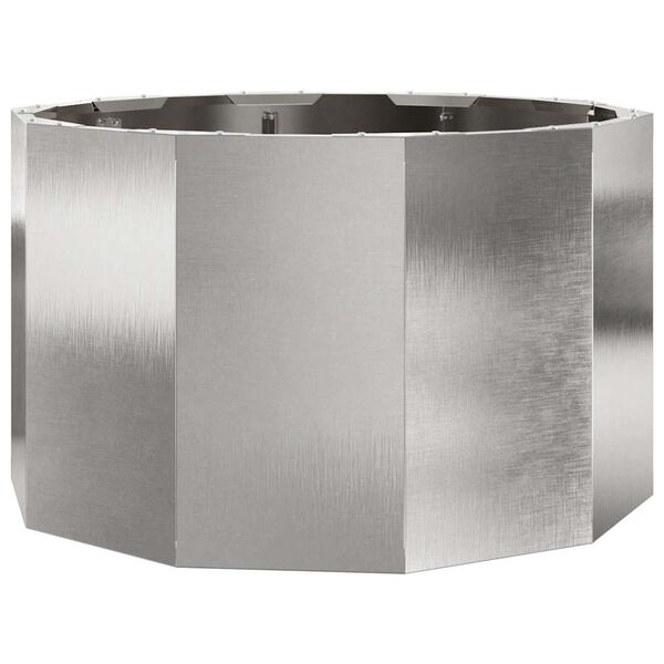 vidaXL Pflanzk&uuml;bel Silber 60 x 60 x 35 cm Edelstahl