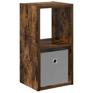 vidaXL Nachttisch Ger&auml;ucherte Eiche 25,5 x 22 x 49,5 cm Holzwerkstoff