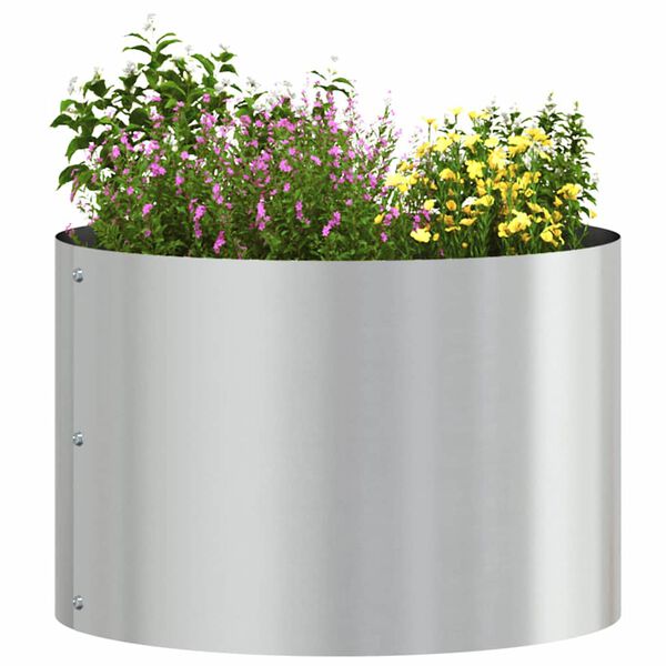 vidaXL Garten-Pflanzgef&auml;&szlig; 5 pcs Silber 30 x 30 x 20 cm