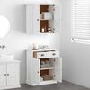 vidaXL Badezimmerm&ouml;bel-Set mit Regal VIGO 2 pcs Wei&szlig; und Antikwei&szlig;