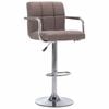 vidaXL Barhocker Taupe Stoff