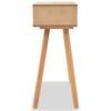 vidaXL Konsolentisch Kiefernholz Massiv 80 x 30 x 72 cm Braun