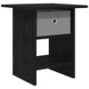 vidaXL Nachttisch Schwarz Eichen-Optik 41 x 40 x 45 cm Holzwerkstoff
