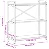 vidaXL B&uuml;cherregal Altholz 80 x 30 x 85 cm Holzwerkstoff