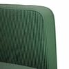 vidaXL Zweisitzer-Sofa Dunkelgr&uuml;n 109 cm Cordstoff