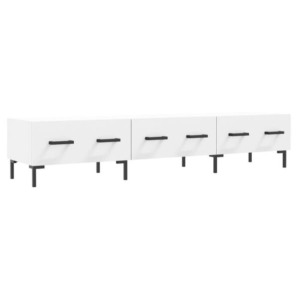 vidaXL TV-Schrank Wei&szlig; 150x36x30 cm Holzwerkstoff