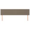 vidaXL Kopfteile 2 Stk. Taupe 90x5x78/88 cm Stoff