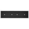 vidaXL Hochbeet Gartenpflanzer Schwarz 100 x 26 x 82 cm Stahl
