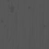 vidaXL Truhe Grau 80x40x45,5 cm Massivholz Kiefer