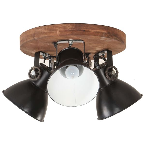 vidaXL Deckenlampe Industriestil 25 W Schwarz 42x27 cm E27