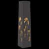 vidaXL Solar LED Weg Licht 2 pcs Schwarz Kalt gewalzter Stahl