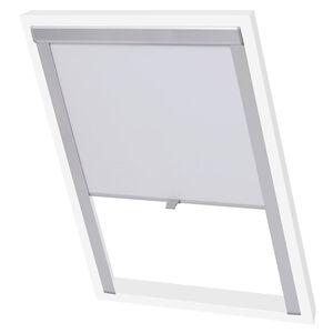 vidaXL Verdunkelungsrollo Wei&szlig; PK08 GGL und GGU