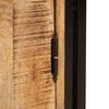 vidaXL Nachttisch Braun 66 x 35 x 76 cm Massives, grobes Mangoholz