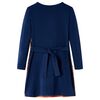 Kinderkleid mit Langen &Auml;rmeln Marineblau 92