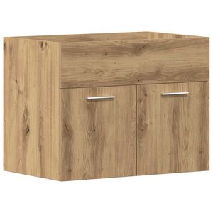 vidaXL Waschbeckenunterschrank Artisan-Eiche 60x38,5x46 cm