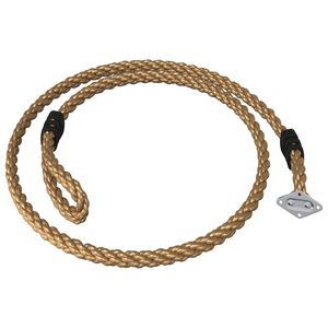 vidaXL Kletterseil Braun 305 cm Nylon