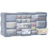 vidaXL Multi-Schubladen-Organizer mit 22 Schubladen 49x16x25,5 cm