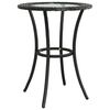 vidaXL 2-tlg. Sofagarnitur in L-Form mit Kissen Schwarz Poly Rattan