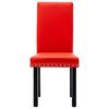vidaXL Esszimmerst&uuml;hle 4 Stk. Rot PVC