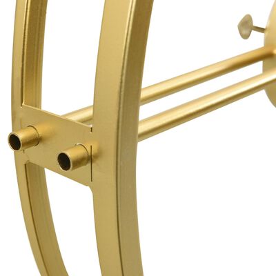vidaXL Wanduhr Golden 52 cm Eisen