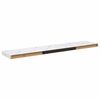 vidaXL Wandregal Wei&szlig; Marmor 120 x 23,5 x 4 cm Holzwerkstoff