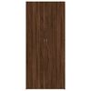vidaXL Schuhschrank Braun Eichen-Optik 80x35,5x180 cm Holzwerkstoff