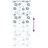 vidaXL Duschrollo mit Kassette 90x240 cm Stoffbreite 86 cm