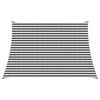vidaXL Sonnensegel 3 / 4 x 3 m HDPE Rechteckig Anthrazit und Wei&szlig;