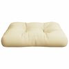vidaXL Palettenkissen Creme 58x58x10 cm Stoff