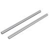 vidaXL Gewindestangen 2 stk. Silber M6 x 120 mm Metall