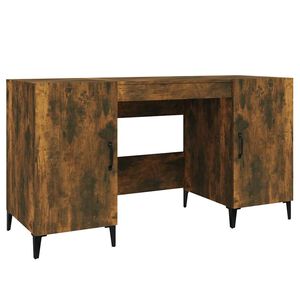 vidaXL Schreibtisch R&auml;uchereiche 140x50x75 cm Holzwerkstoff
