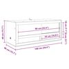 vidaXL Terrarium Braun 100 x 40 x 40 cm OSB