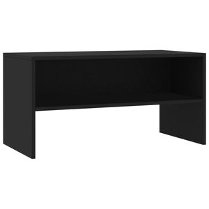 vidaXL TV-Schrank Schwarz 80x40x40 cm Holzwerkstoff