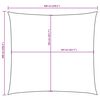 vidaXL Sonnensegel Oxford-Gewebe Quadratisch 6x6 m Orange
