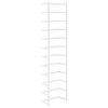 vidaXL Handtuchst&auml;nder Wei&szlig; 24x12x96 cm Stahl