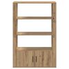vidaXL Sideboard Artisan-Eiche 30 x 80 x 119.5 cm Holzwerkstoff