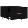 vidaXL Couchtische 2 Stk. Schwarz 50x50x40 cm Holzwerkstoff