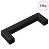 vidaXL M&ouml;belgriff 530 stk. Schwarz 105 x 12 x 36 mm Eisen